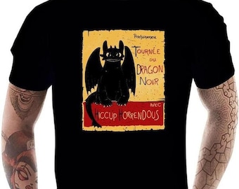 T-shirt geek homme - Dragons Krokmou - Dragon