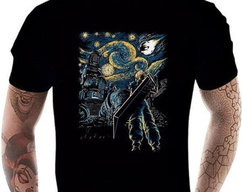 T-shirt geek homme - Final Fantasy VII - Starry Remake