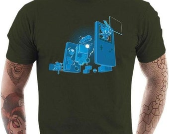 T-shirt geek homme - Old School Gamer