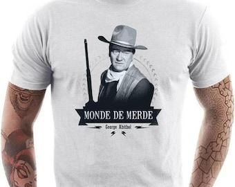 T-shirt geek homme - Classe Americaine - Monde de merde