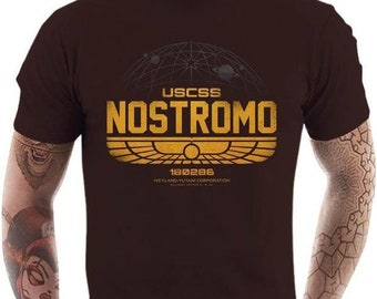 T-shirt geek homme - Nostromo de l'USCSS, tshirt Alien