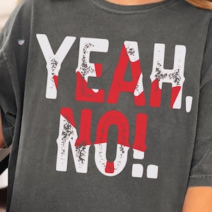 Camiseta «Sí, no Canadá» PNG, orgullo patriótico canadiense, hoja de arce PNG, sublimación, camiseta vintage desgastada con la bandera canadiense, clipart digital