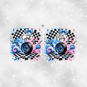baby announcement PNG keeper of the gender reveal team boy girl pregnancy shirt PNG burnouts or bows coquette PNG pink or blue baby shower
