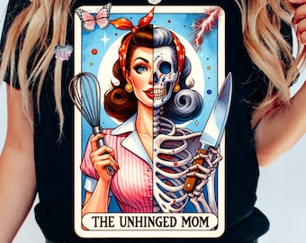 unhinged shirts PNG sarcastic skeleton mom wine tarot PNG drunk housewife PNG adult humor drinking shirts mug tote Digital download