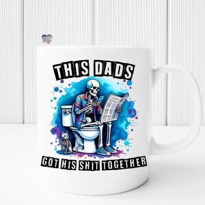 Doing dad shit PNG doing dad shirt PNG funny fathers day sublimation toilet print PNG daddy on toilet adult humor digital download image 4
