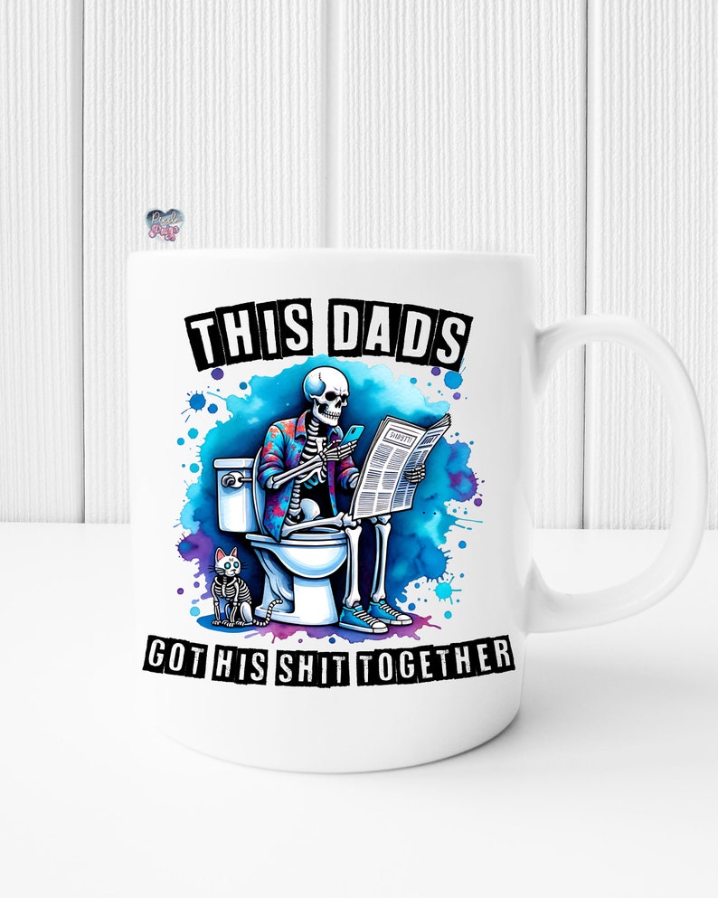 Doing dad shit PNG doing dad shirt PNG funny fathers day sublimation toilet print PNG daddy on toilet adult humor digital download image 4