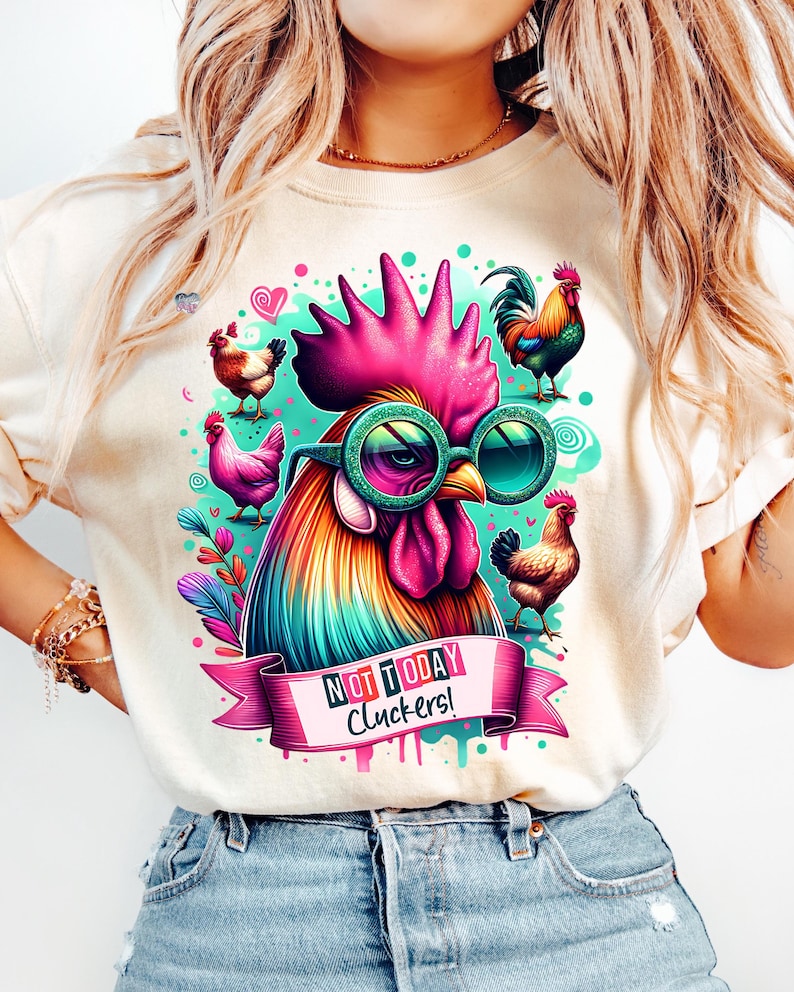 Funny chicken farm rooster PNG sarcastic chicken mom gift crazy chicken mom shirt PNG snarky adult humor png sarcastic chickens digital