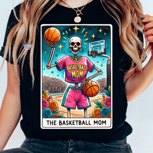 Camiseta de tarot de mamá de baloncesto PNG Día de juego de baloncesto PNG Niño mamá vida PNG Mamá deportista sublimación Mamá mayor fan PNG Descarga instantánea