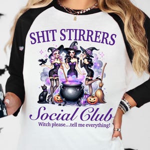 halloween witch social club PNG Salem witches coven bachelorette PNG sarcastic witchy horror CLIPART spooky season witchcraft digital