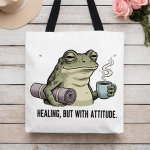 Funny Frog PNG for Shirts, Sarcastic Burnt Out Frog Design, Mental Health Humor Sublimation