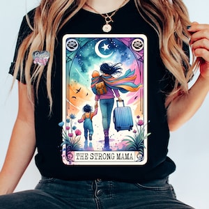 Carta del tarot de mamá fuerte png, camiseta yo también, concienciación sobre la violencia doméstica png, camiseta ella es una mamá fuerte, día de la madre png, descarga instantánea de sobreviviente DV