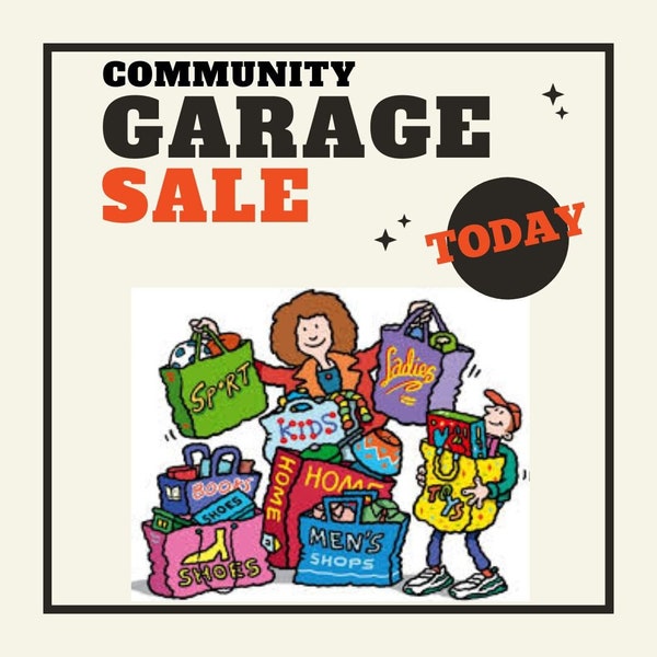 Community Garage Sale Flyer
