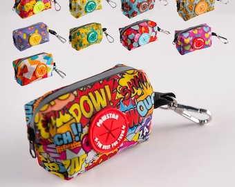 Porte-sac à crottes pour chien | Distributeur de sacs poubelle étanche | Accessoire de marche pour animal de compagnie | Cadeau promeneur de chien