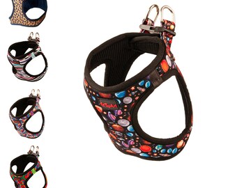 PetTagArt Air Mesh Step-In Dog Harness, Dog Harness Air Mesh extra light & soft in different sizes and colours