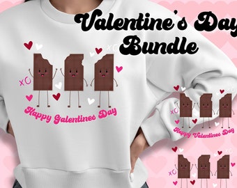 Valentines Day PNG | Valentine Chocolate bundle | Valentines png | Valentine DTF Design | Valentine Day Design for Shirts | Chocolate PNG