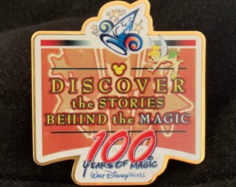 Walt Disney World 100 years of magic press pin discover the stories behind the magic Tinker Bell
