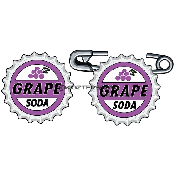 Pixar UP Grape Soda Pin Badge Carl & Ellie Sticker/Decal (Decoration) (PDF/PNG)