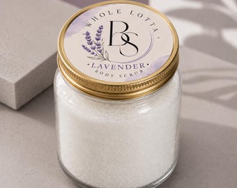 Lavender Body Scrub | Natural Sugar Exfoliator, Moisturizing Spa Treatment