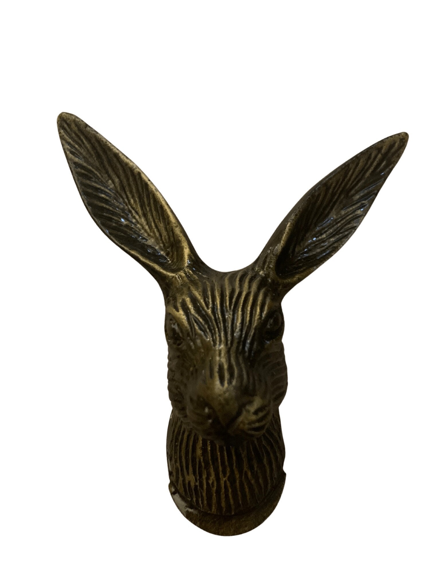 Vintage Style Rabbit Brass Wall Hook Etsy