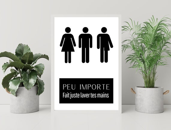 Affiche Salle De Bain Lave Tes Mains Affiche Imprimable Pour - Etsy