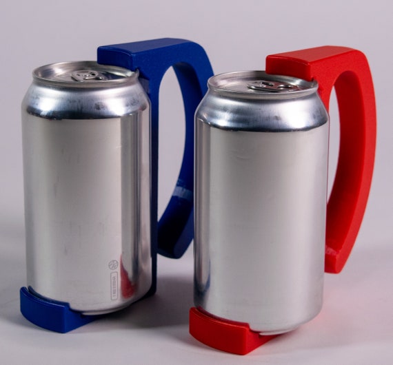 Pop Can Handle, Personalized 12 Oz Beer Can Holder, Heavy Duty