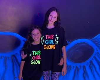 This Girl Glows Glow in The Dark T - Shirt