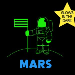 Astronaut Space Themed Glow In The Dark Shirt