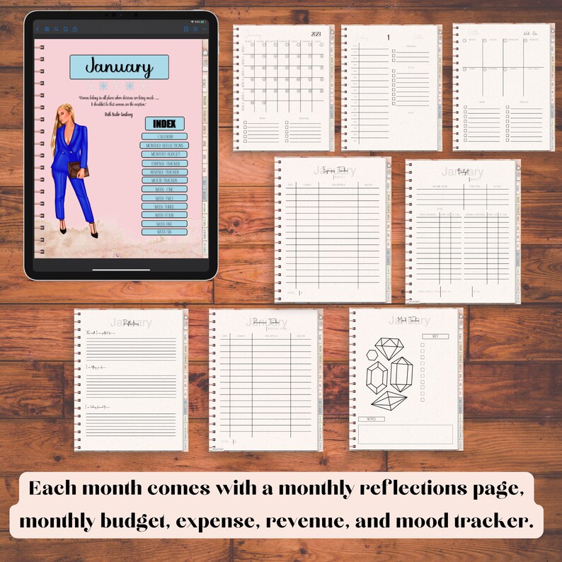 2023 Dated Goodnotes Digital Planner Life Planner Digital Etsy