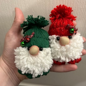 Christmas Pompom Gnome Ornament