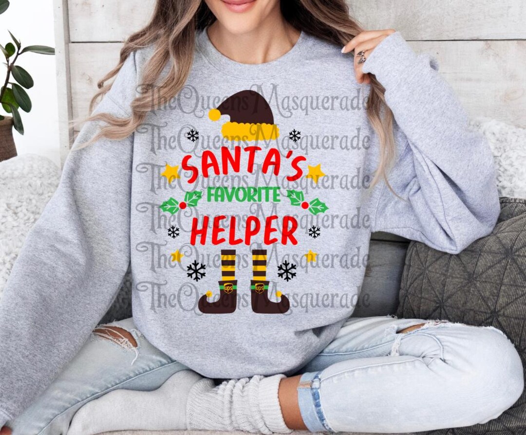 UPS Themed Santas Favorite Helper PNG United Parcel Service Sublimation ...