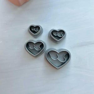 Stethoscope Heart Cutter, Nurse Earrings, Nurse Jewelry, Doctor Earrings, Doctor Jewelry, Nurse Love Jewelry, Pediatrician Jewelry