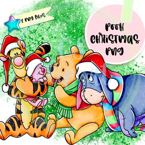 pooh clipart,pooh png,digital,clipart,sublimation design,download,winnie the Pooh,Christmas clipart,Pooh sublimation,Christmas pooh,santa