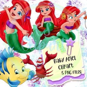 Ariel clipart, Ariel png, digitaal, clipart, sublimatie ontwerp, downloaden, bot clip art, kleine zeemeermin clipart, magisch koninkrijk, Ariel sublimatie