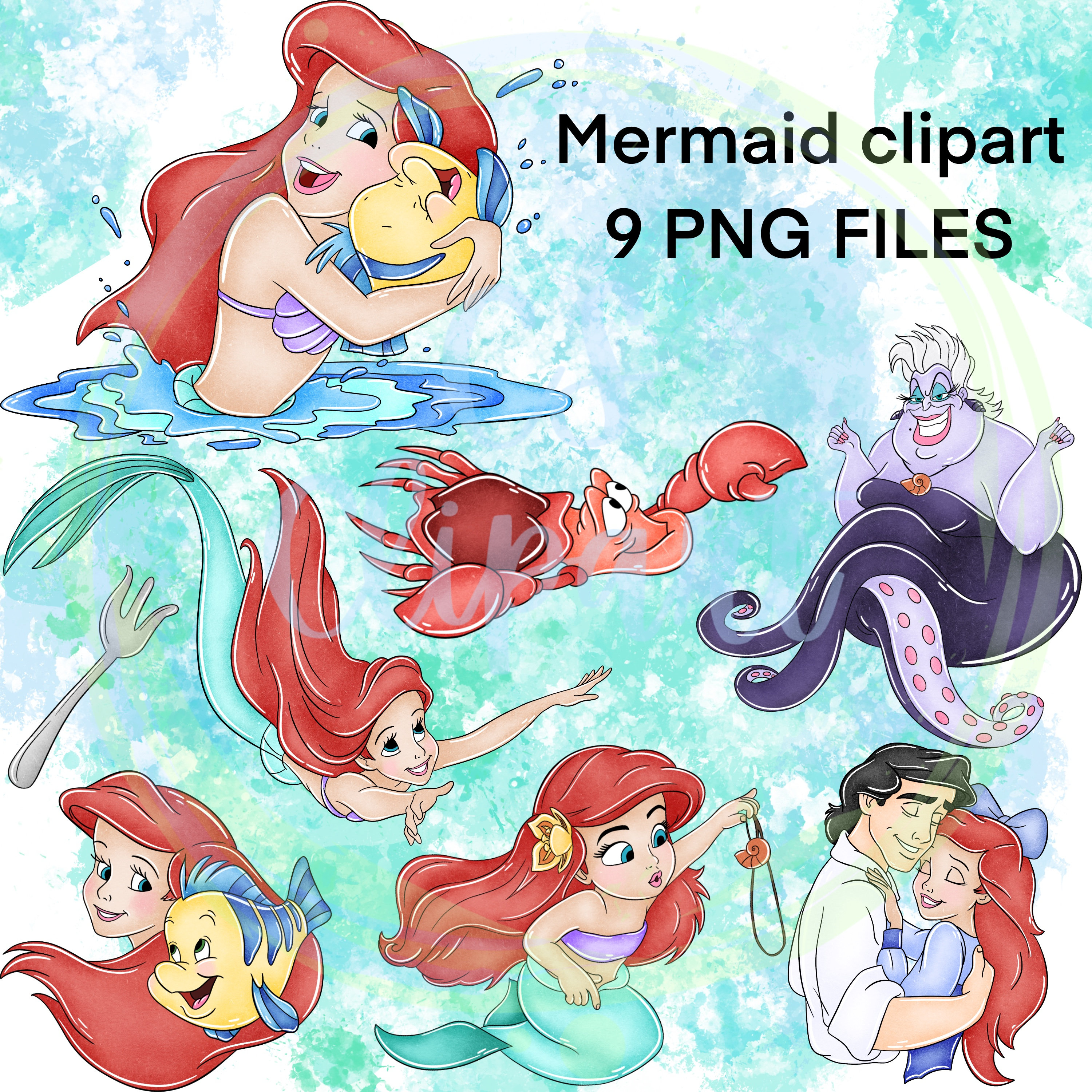 Princess clipart,princess png,digital,clipart,sublimation design,ariel,Ariel clipart,png,magic kingdom,Princess sublimation,little mermaid
