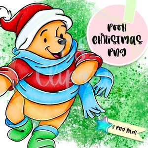 pooh clipart,pooh png,digital,clipart,sublimation design,download,winnie the Pooh,Christmas clipart,Pooh sublimation,Christmas pooh,santa