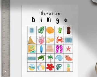 Hawaii Bingo 24 Cards Set