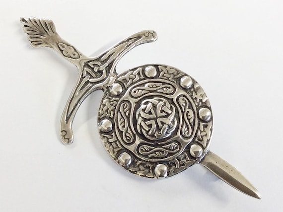 Alexander Ritchie Cross Antique Alexander Ritchie Design Sterling Silver Swor… - Gem