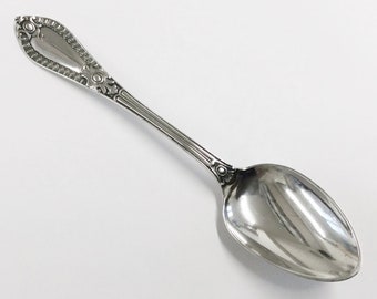 Antique Scottish Sterling Silver Tea Spoon By William Coghill Stormont Street Glasgow 1883 21g