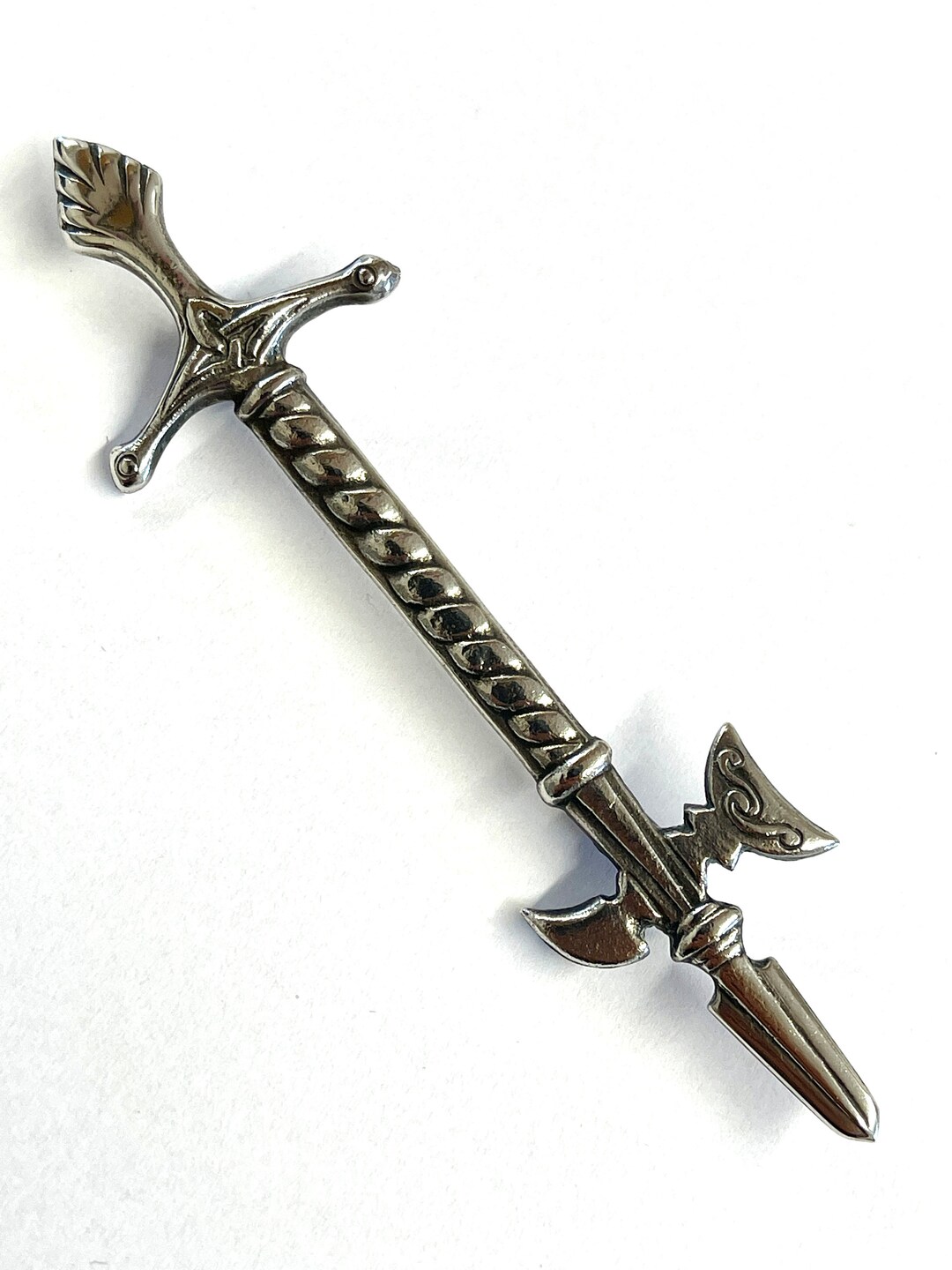 Vintage Rare Alexander Ritchie Design Sterling Silver Sword Brooch Pin ...