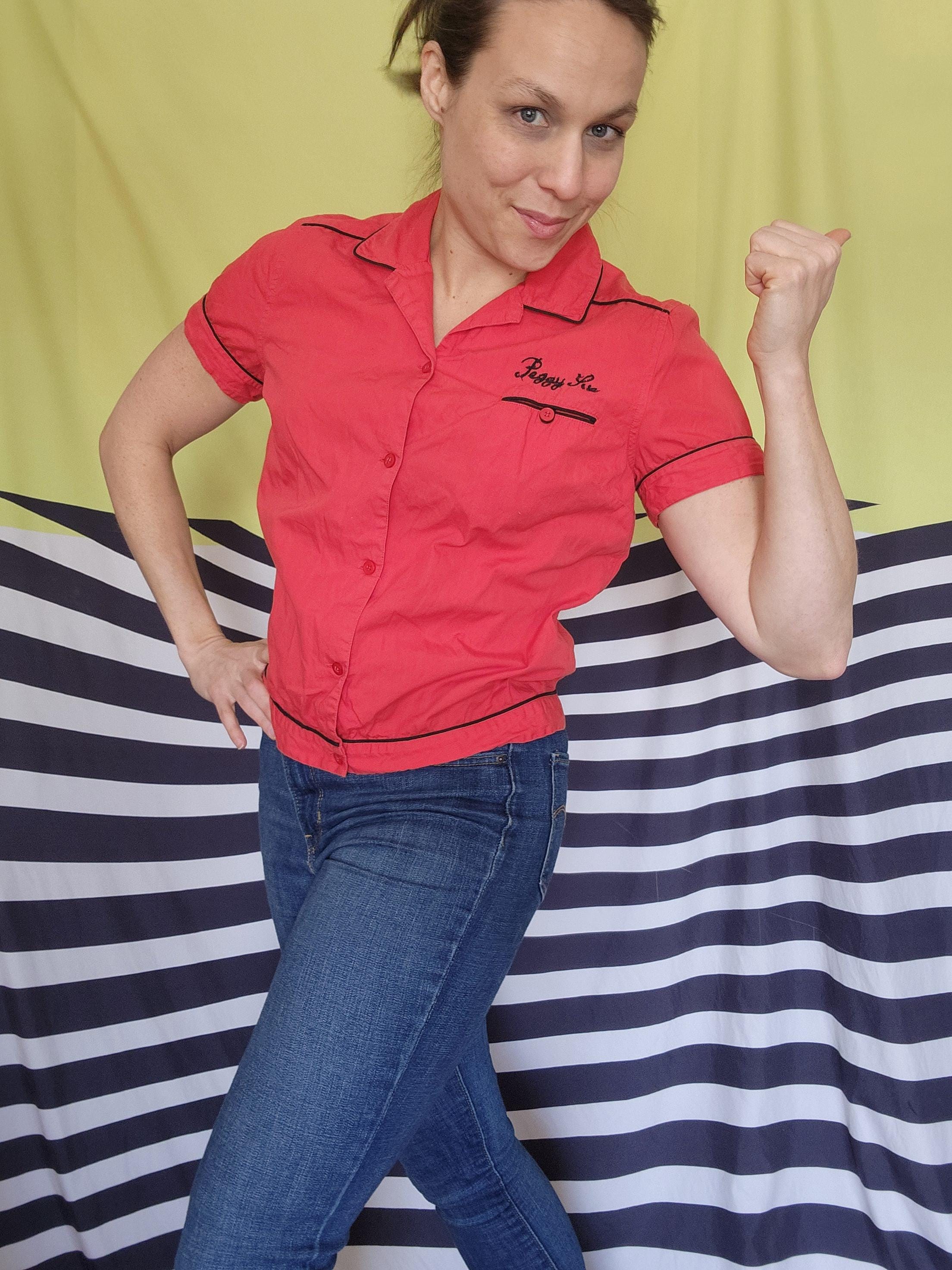 1950s Ladies Bowling Shirt - Etsy