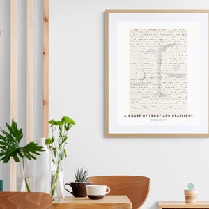 ACOTAR Punctuation Art - DIGITAL DOWNLOAD - A Court of Frost and Starlight - Feyre and Rhysand - A Court of Thorns and Roses Series