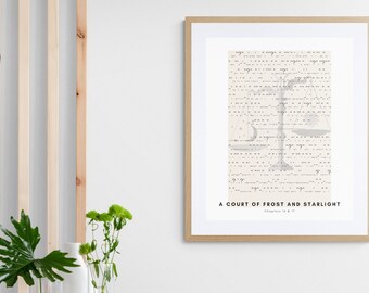 ACOTAR Punctuation Art Print: A Court of Frost and Starlight (Digital Download)