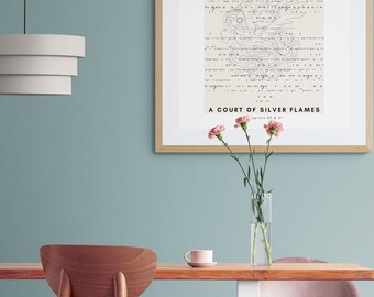 ACOTAR Punctuation Art - DIGITAL DOWNLOAD - A Court of Silver Flames - Feyre and Rhysand - A Court of Thorns and Roses Series