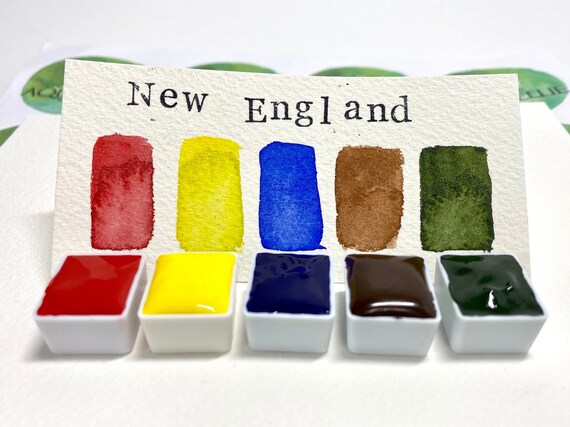 M. Graham Watercolor Quarter Pan Sample Introductory Set 12 Colors
