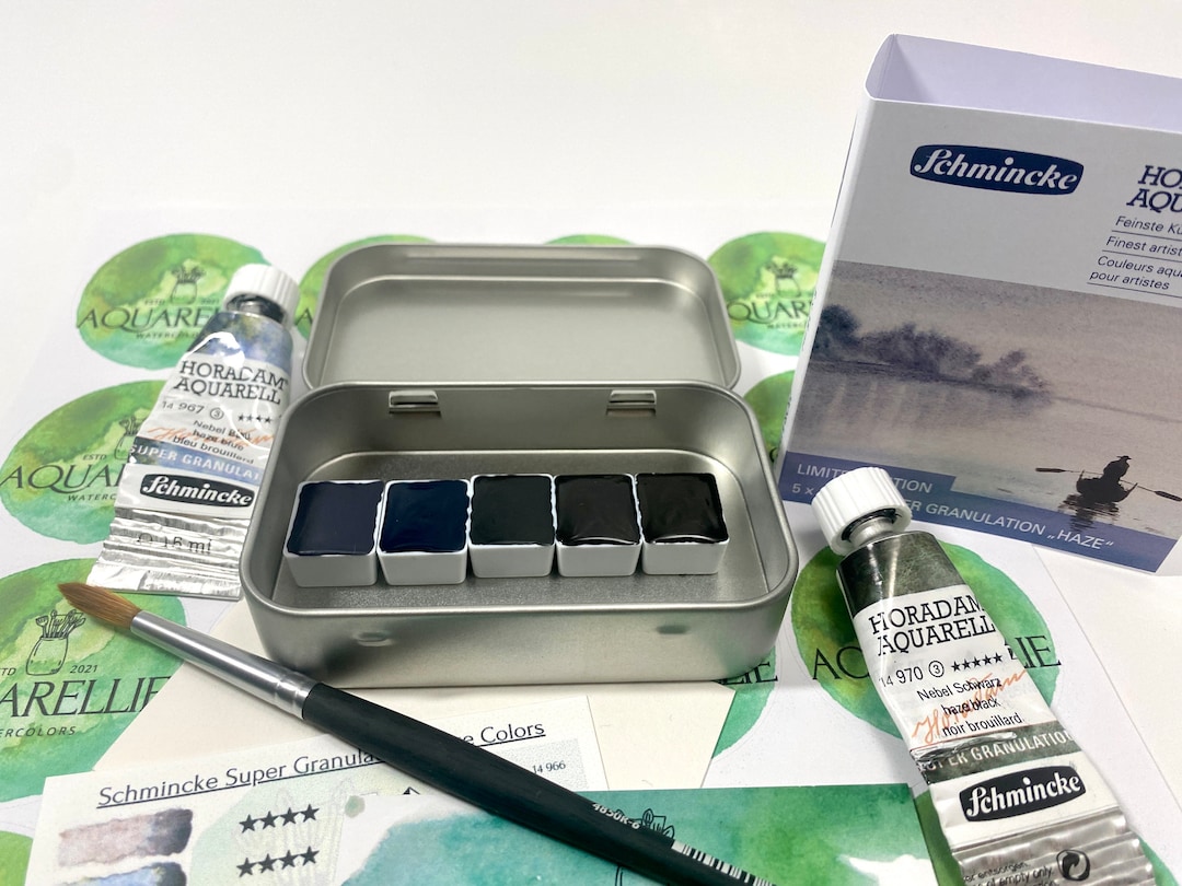 M. Graham Watercolor Quarter Pan Sample Introductory Set 12 Colors,  Repackaged Paint 