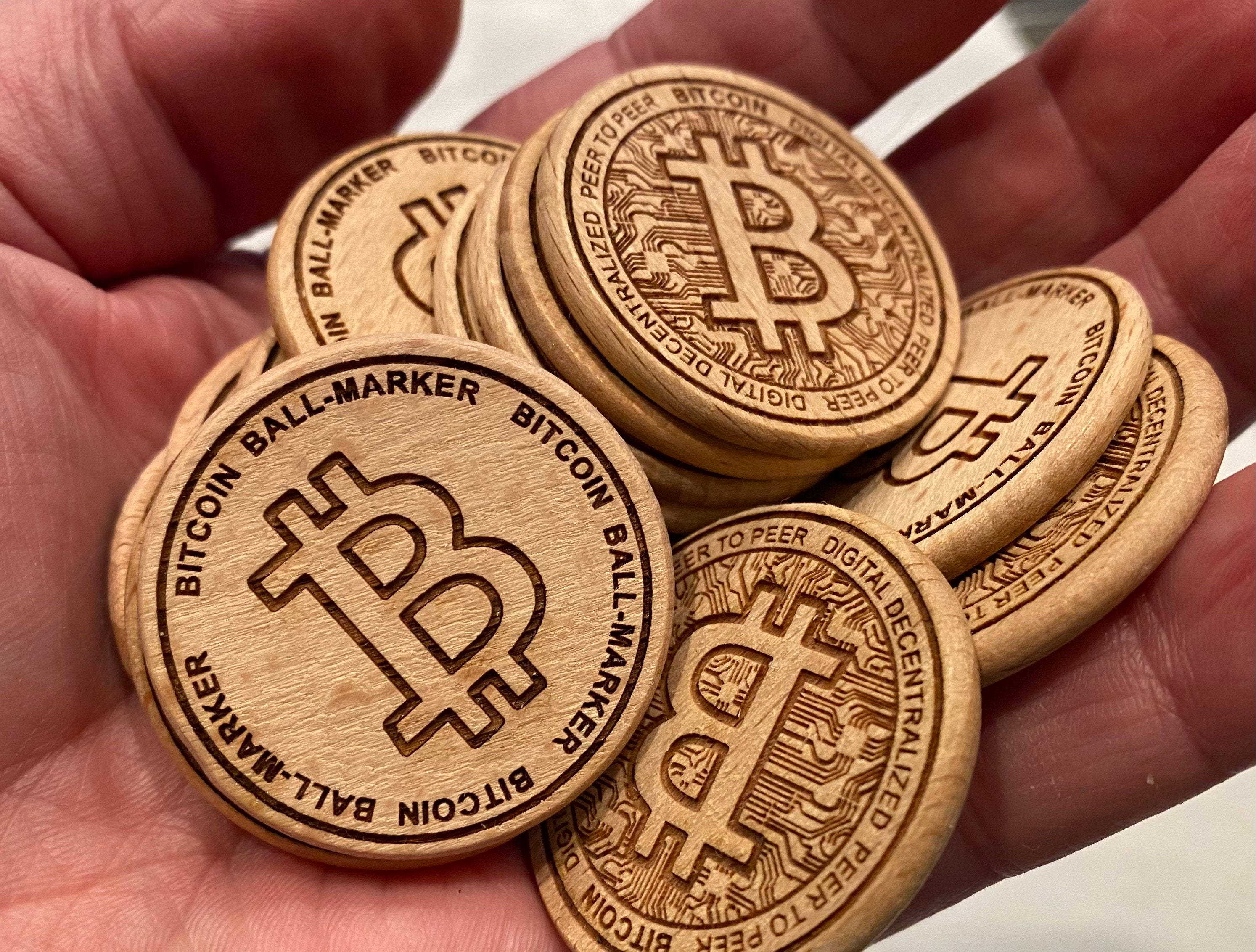 Unique Bitcoin Ball Marker for the Avid Golfer! - Etsy