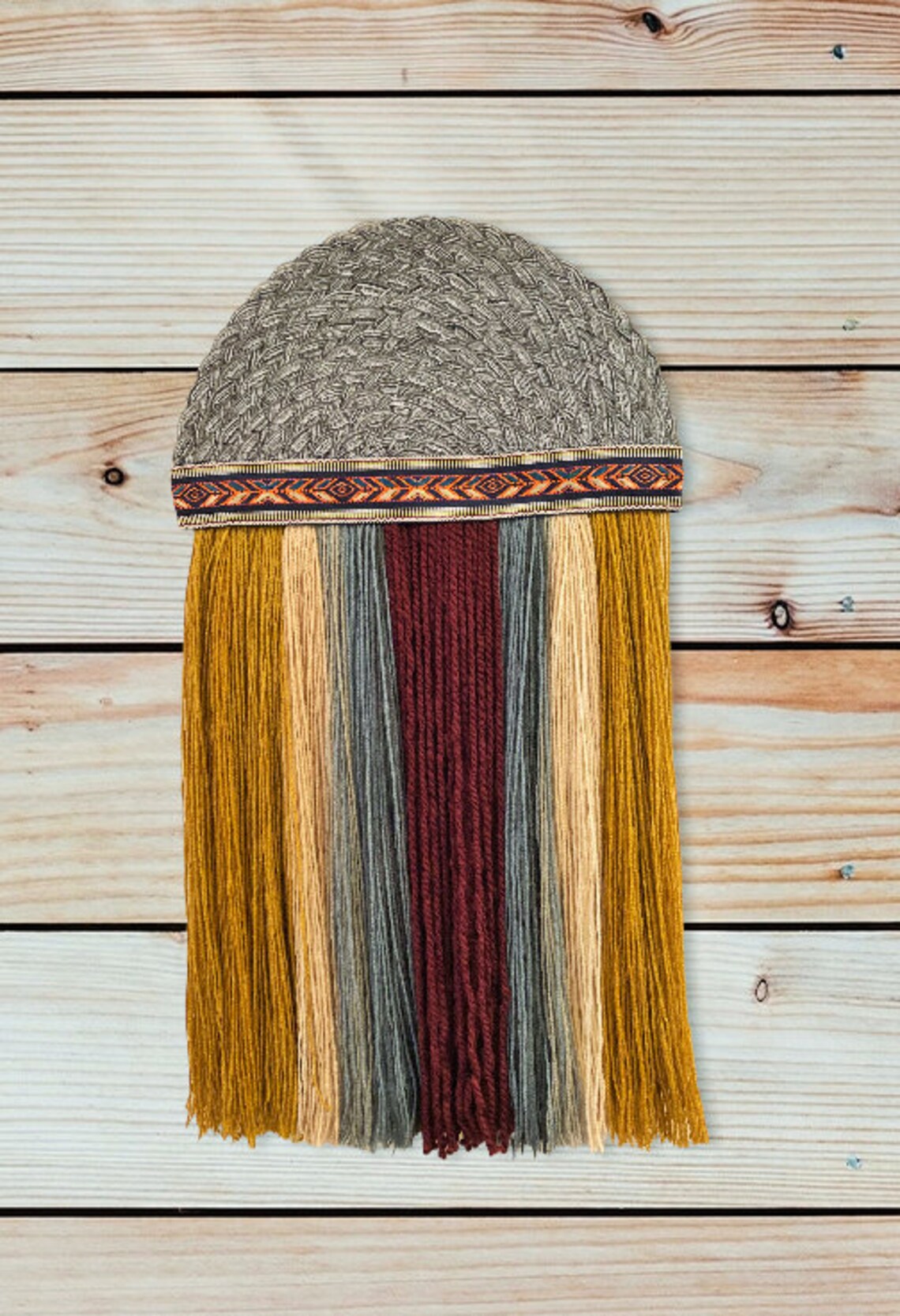 Boho Yarn Wall Art Home Decor Handmade Fiber Art Wall Etsy