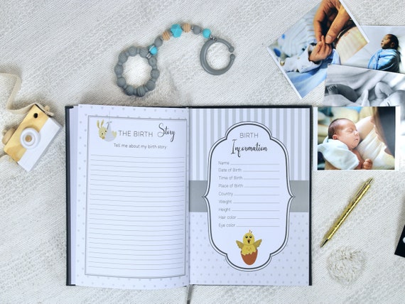 Libro de recuerdos de bebé personalizado - Libro de recuerdos - Álbum de  bebé del principito