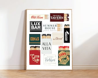 Chicago Matchbook Print