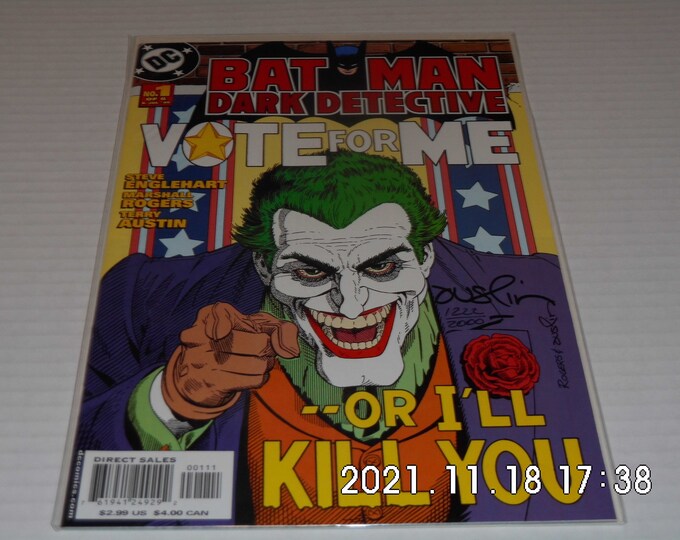 Batman Dark Detective Comic Book Signed by Terry Austin - Etsy